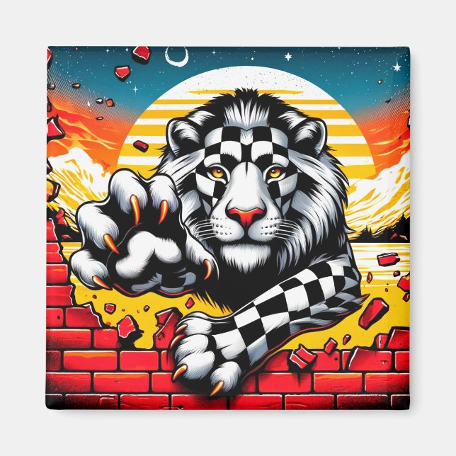 Aimant OEuvre de Lion (Devant)