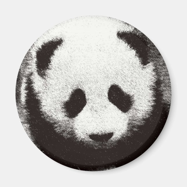 Aimant Oeuvre de Panda (Devant)