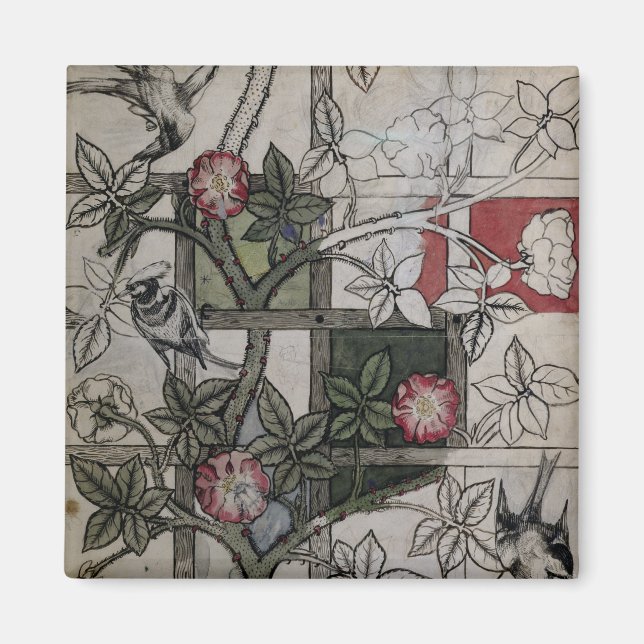 Aimant OEuvre originale pour la conception de papier pein (Devant)