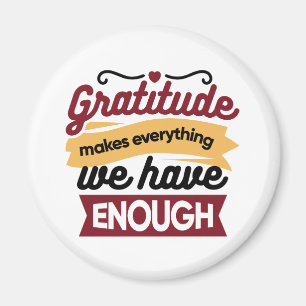 Aimant Œuvres d'art de foi et de gratitude – Chrétien ins