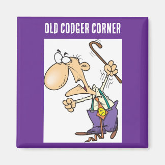 Aimant "Official Old Codger Corner"