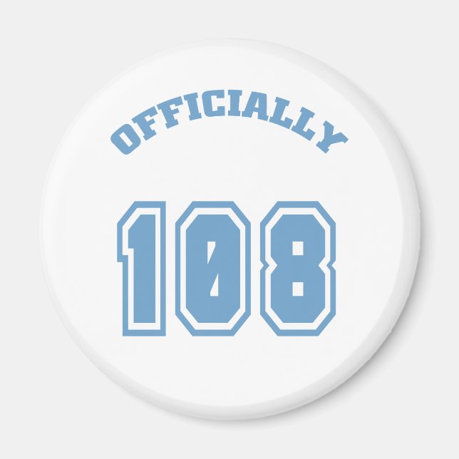 Aimant Officiellement 108 (Devant)