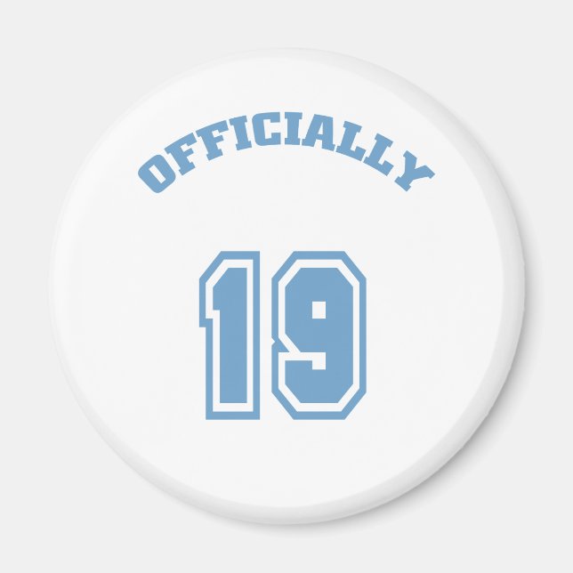 Aimant Officiellement 19 (Devant)