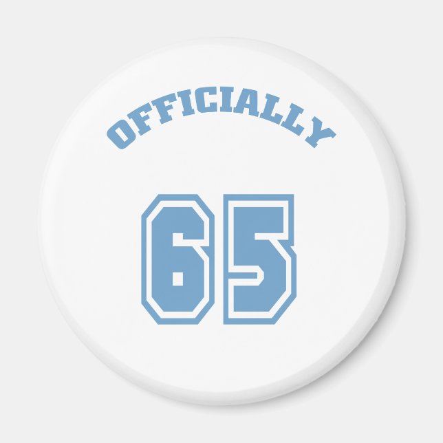 Aimant Officiellement 65 (Devant)