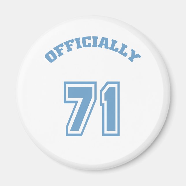 Aimant Officiellement 71 (Devant)