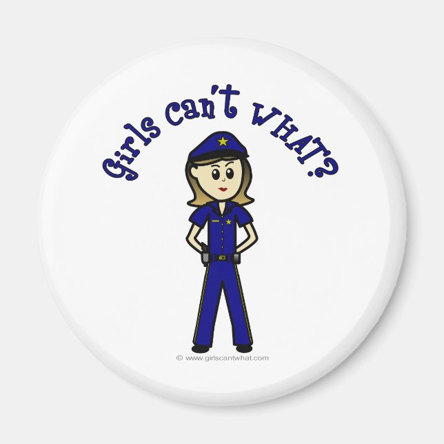 Aimant Officier de police (Devant)