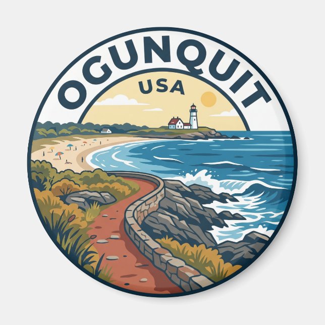 Aimant Ogunquit États-Unis (Devant)