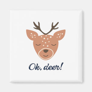 Aimant Oh cerf cerf amour Sauver le cerf Création créativ