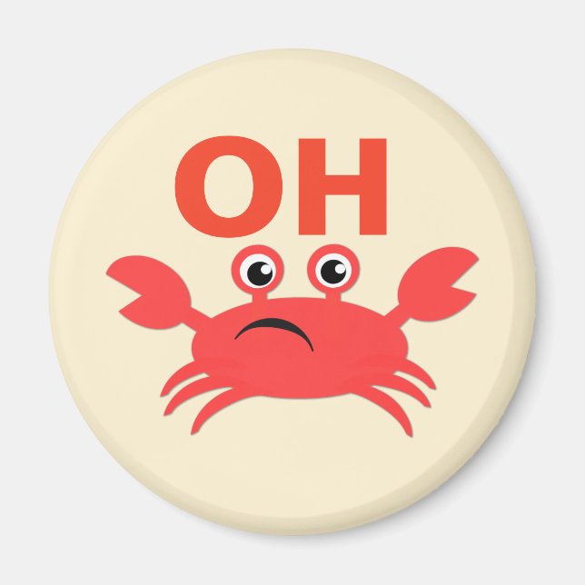 Aimant Oh Crabe (Devant)