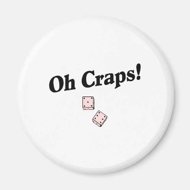 Aimant Oh Craps (Devant)