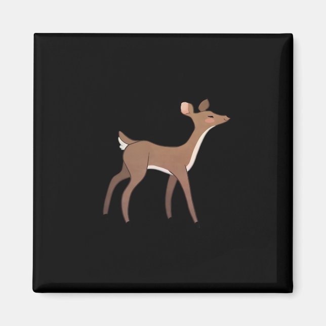 Aimant Oh Deer Me Whimsical Creative Design  (Devant)