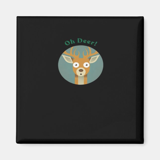 Aimant Oh Deer Style Créatif  (Devant)