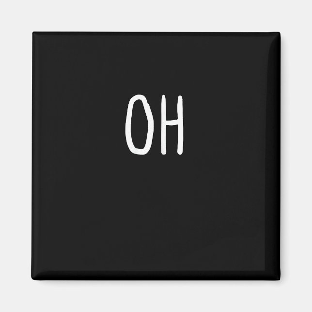 Aimant Oh Deer Trendy Halloween Style  (Devant)