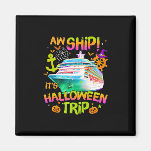 Aimant Oh mon bateau ! C'est un voyage Halloween Croisièr