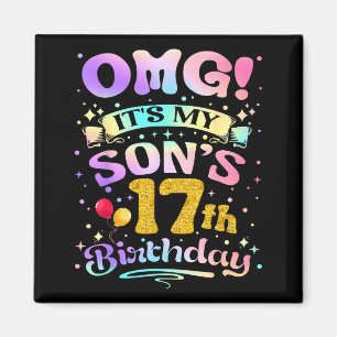 Aimant Oh mon dieu, c'est l'anniversaire de mon fils, 17