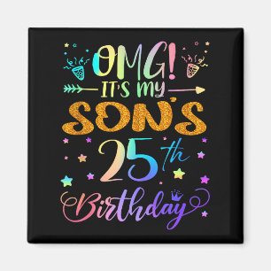 Aimant Oh mon dieu, c'est les 25 ans de mon fils Douce 25