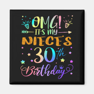 Aimant Oh mon dieu, c'est les 30 ans de ma nièce Douce 30
