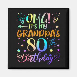 Aimant Oh mon dieu, c'est les 80 ans de mon grand-père, d
