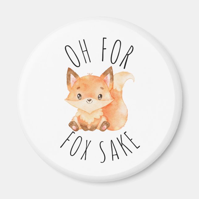 Aimant Oh pour Fox Sake (Devant)