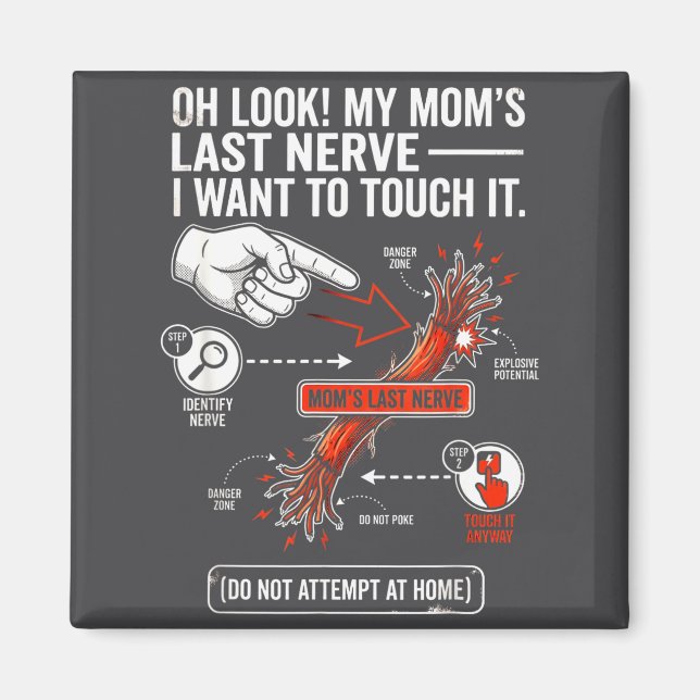 Aimant Oh Regarde Le Dernier Nerf De Ma Mère Je Veux Le T (Devant)
