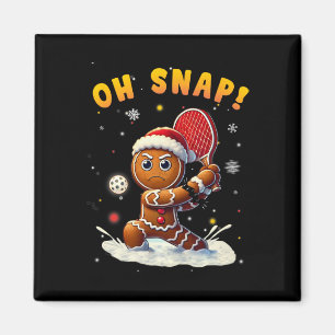 Aimant Oh Snap Gingerbreadman Noël Picklell 1