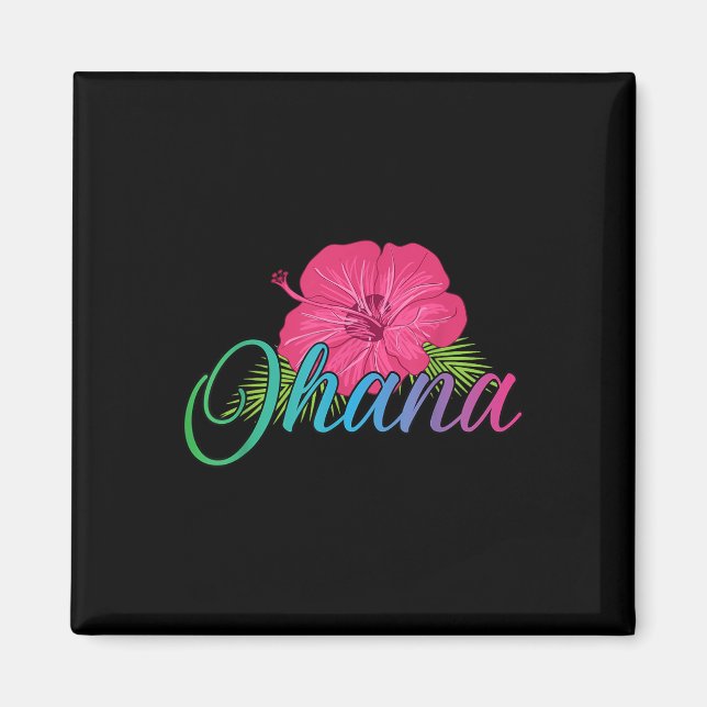 Aimant Ohana Aloha Hawaii De L'Île - Sentez Le Flux (Devant)
