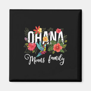 Aimant Ohana Moyenne Famille Hawaii Hibiscus Fleur les an