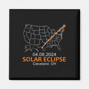 Aimant Ohio 2024 Total Éclipse Solaire