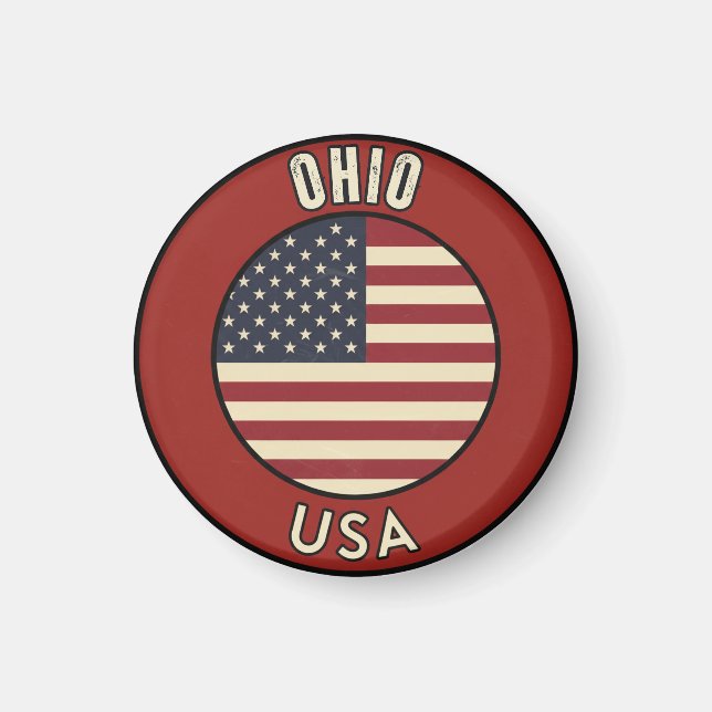 Aimant Ohio États-Unis d'Amérique (Devant)
