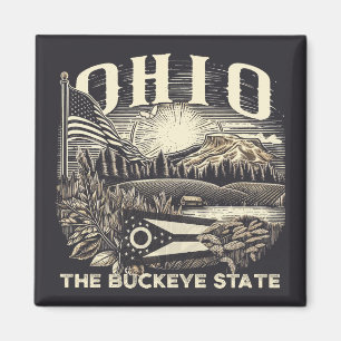 Aimant Ohio Le Buckeye State