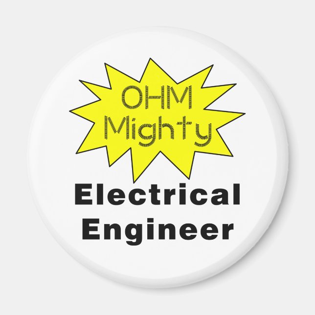 Aimant Ohm Mighty Electrical Engineer (Devant)