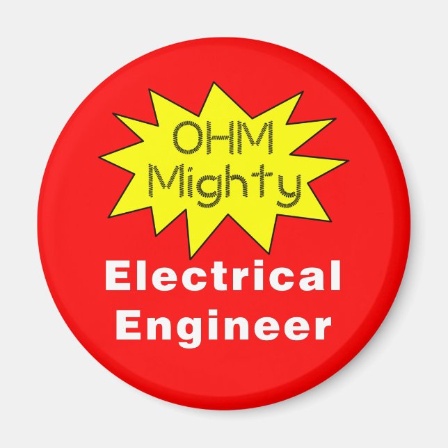 Aimant Ohm Mighty Electrical Engineer (Devant)