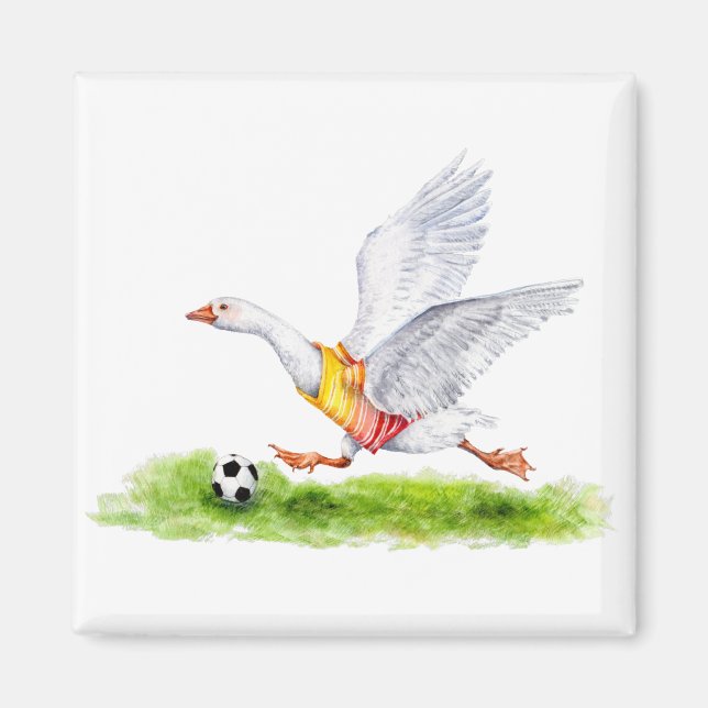 Aimant Oie de football (Devant)