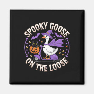 Aimant Oie éffrayante Sur L'Halloween Drôle Loose