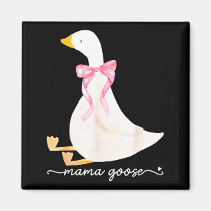 Aimant Oie Maman Silly Oie Papa Silly Famille d'Oies Corr