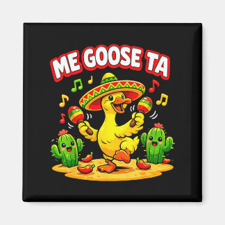 Aimant Oie ta drôle d'oie pun fiesta humour cinco de