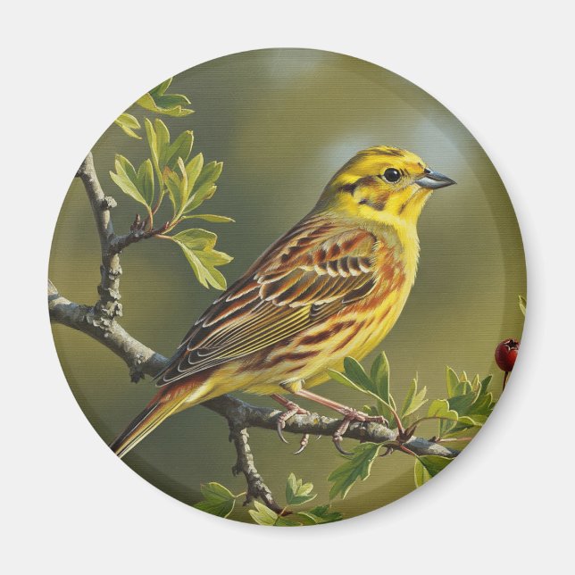 Aimant Oiseau d'État de l'Alabama Yellowhammer (Devant)