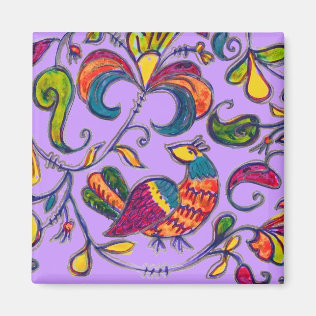 Aimant Oiseau du Nord de Russie (Devant)