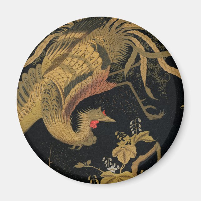 Aimant Oiseau mythique Howo d'Audsley : Phénix japonais d (Devant)