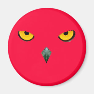 Aimant Oiseau rouge en colère