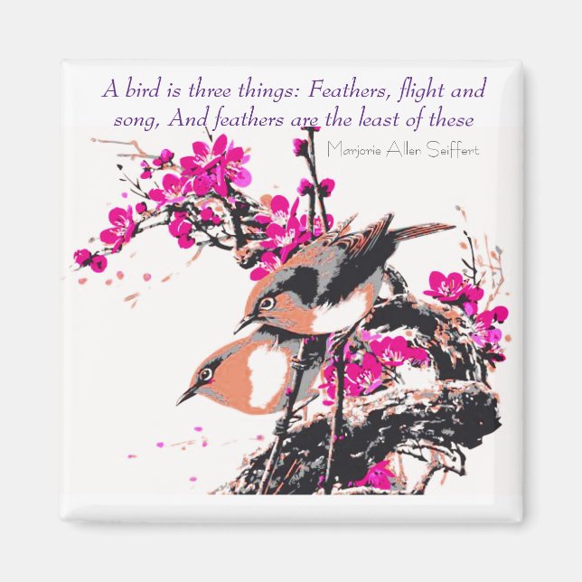 Aimant "Oiseaux" (Devant)