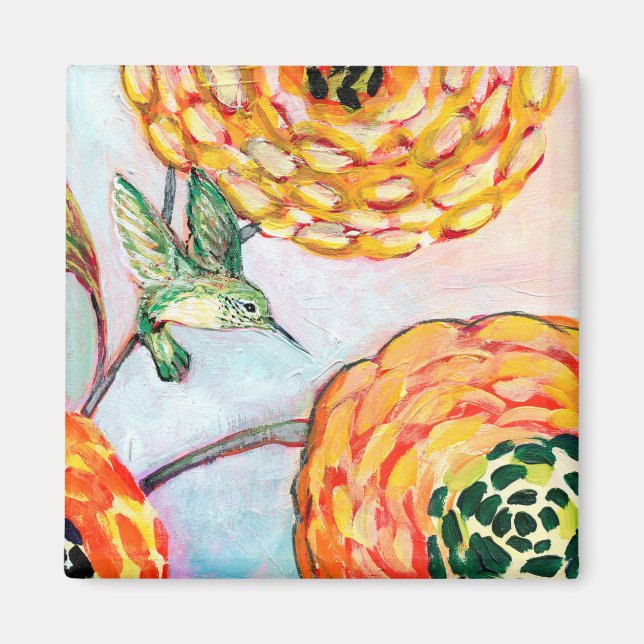 Aimant Oiseaux et papillons No 3 (Devant)