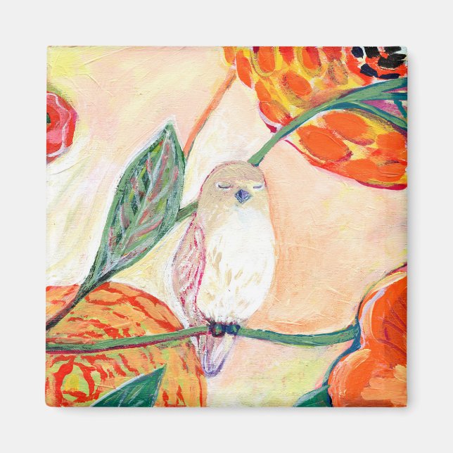 Aimant Oiseaux et papillons No 5 (Devant)