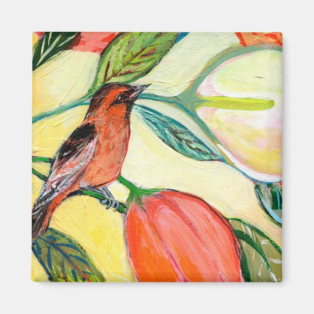 Aimant Oiseaux et papillons No 7 (Devant)