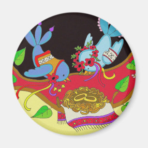 Aimant Oiseaux mariages ukrainiens Folk Art