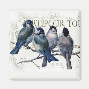 Aimant Oiseaux sur une branche