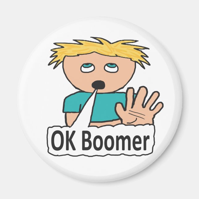 Aimant OK Boomer (Devant)