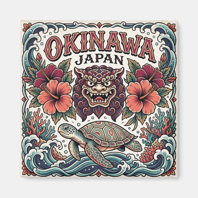 Aimant Okinawa Japon (Devant)