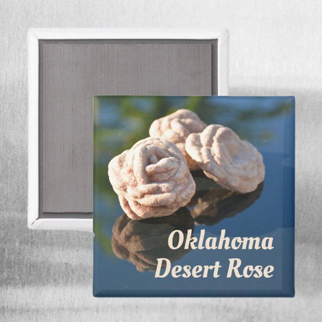 Aimant Oklahoma Desert Rose Sand Quartz Rock (Créateur téléchargé)
