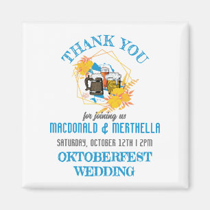 Aimant OKTOBERFEST Mariage Merci Favor